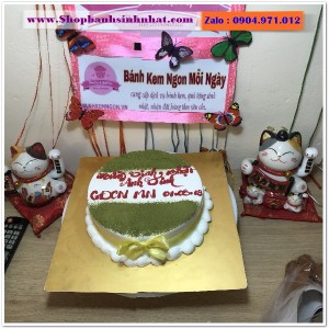Bánh Sinh Nhật Trà Xanh - VL12